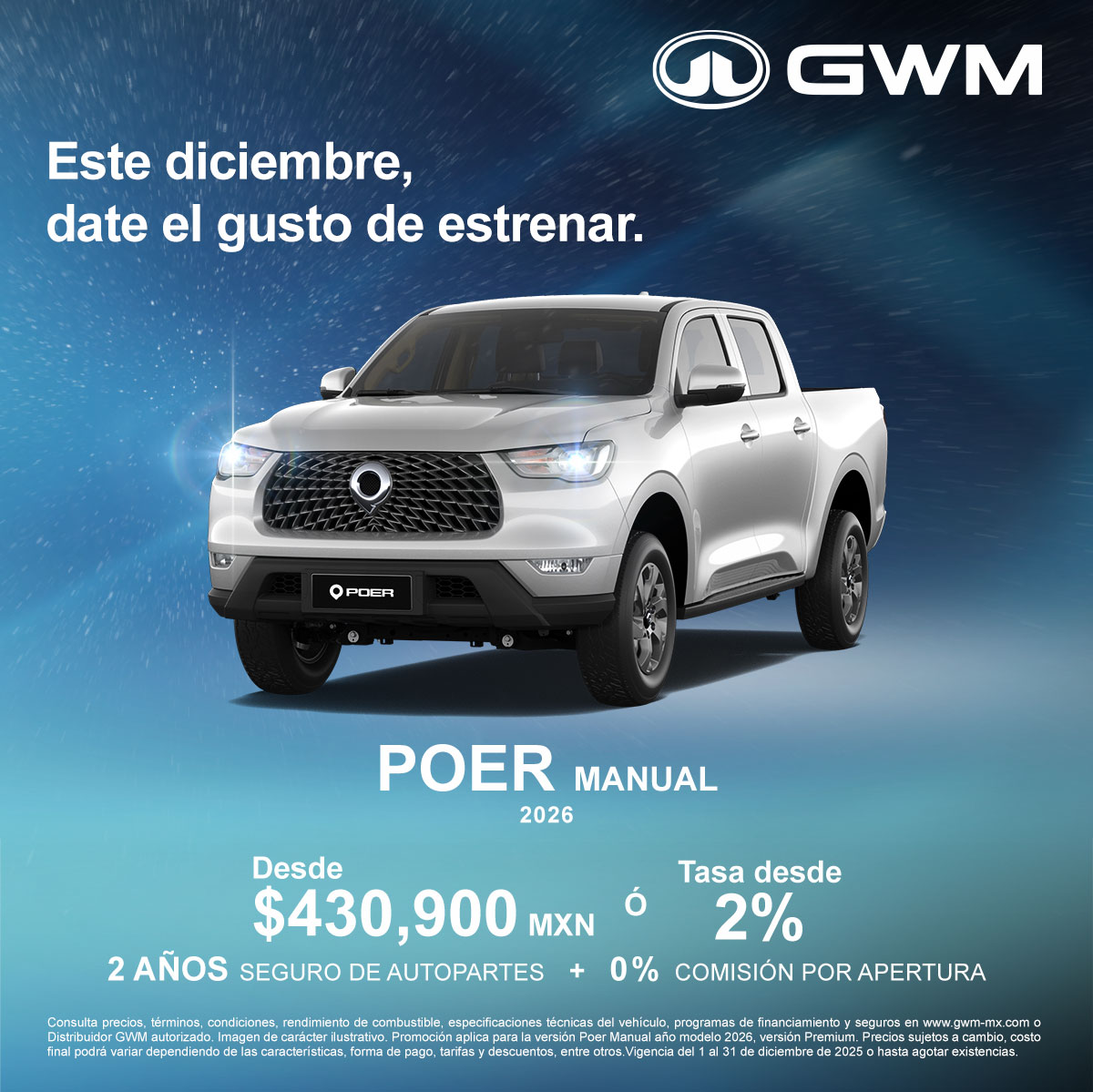 promociones GWM
