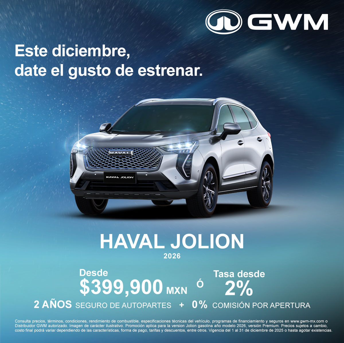 promociones GWM