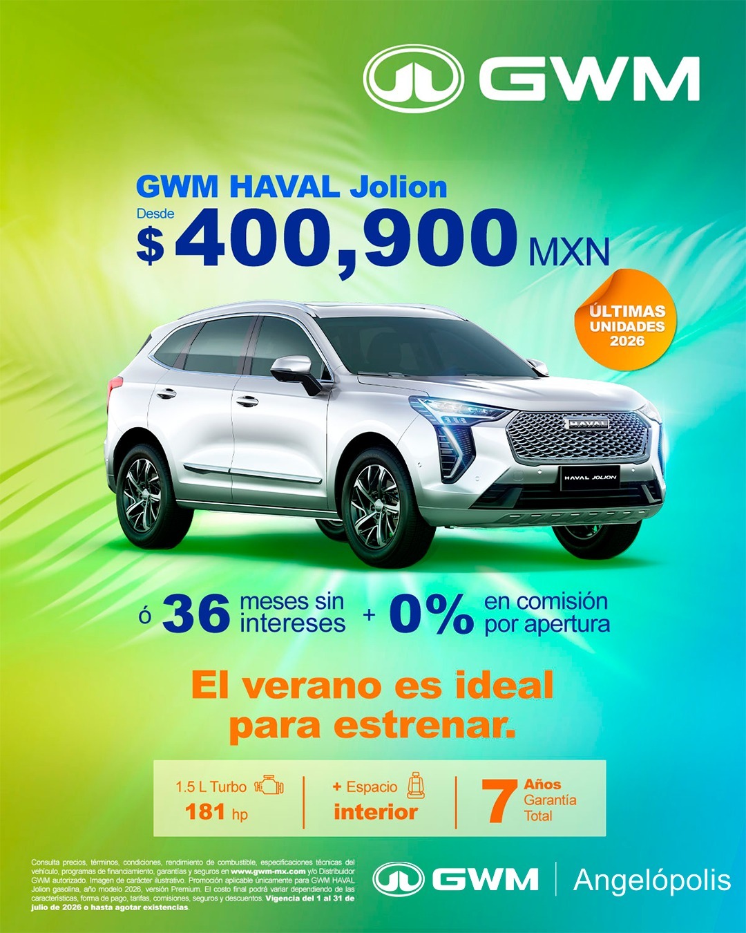 promociones GWM