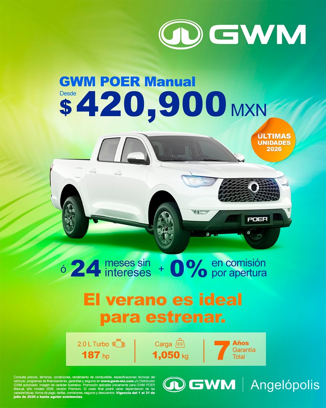 promociones GWM