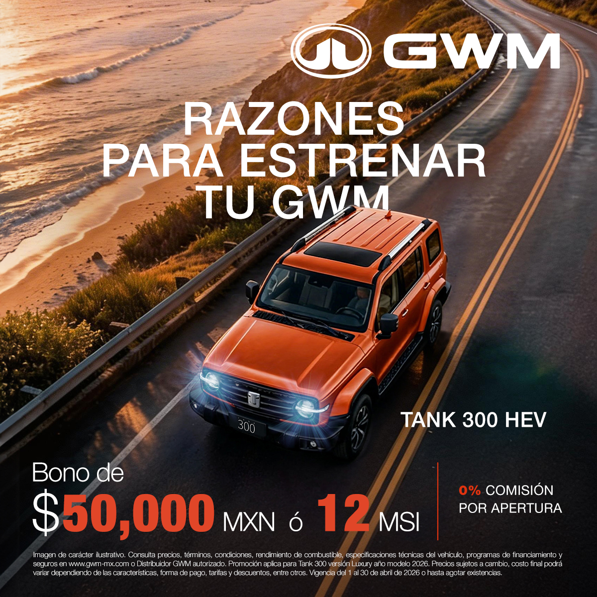 promociones GWM