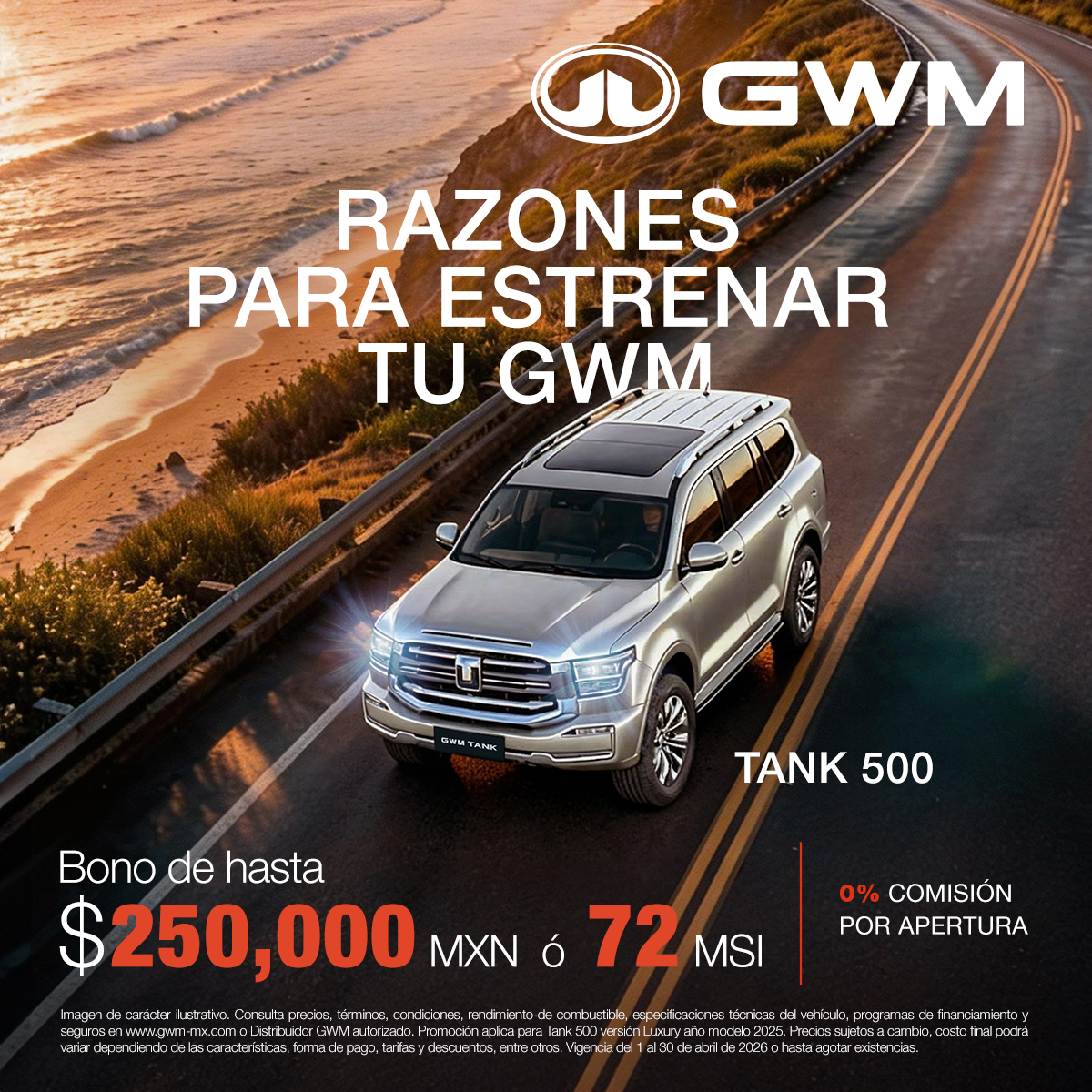 promociones GWM